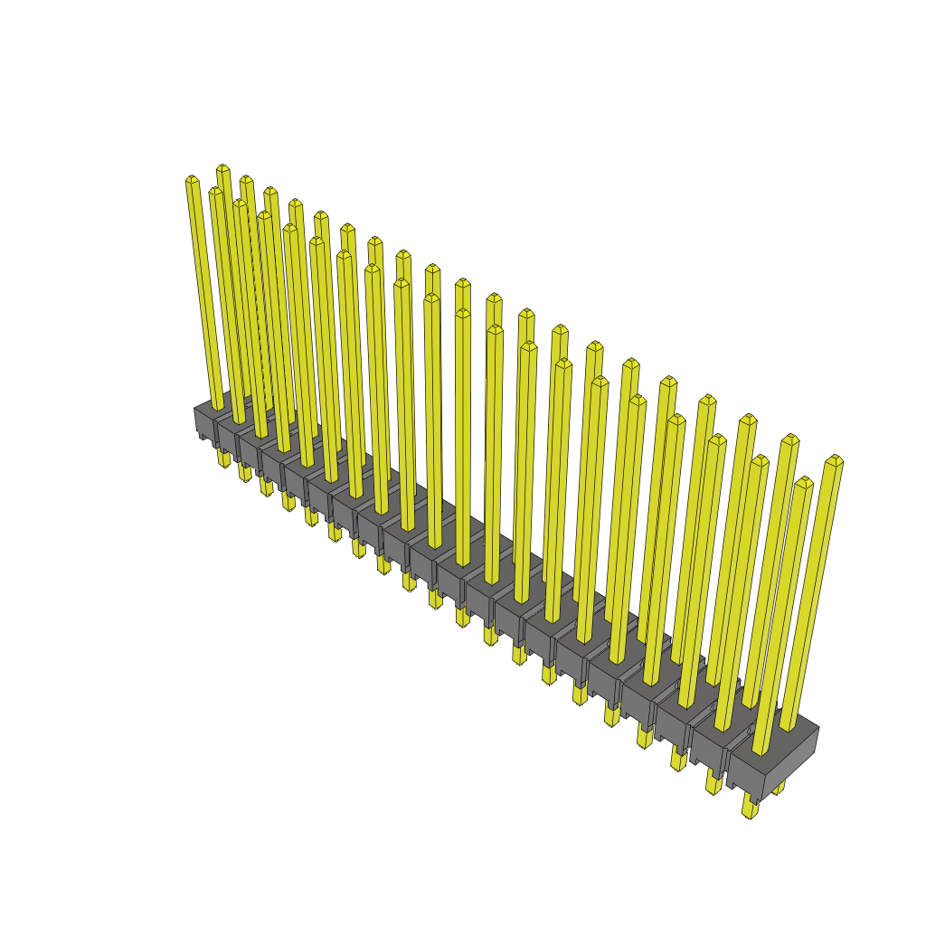 All Parts Connectors rugged connector TSW-120-18-F-D by Samtec