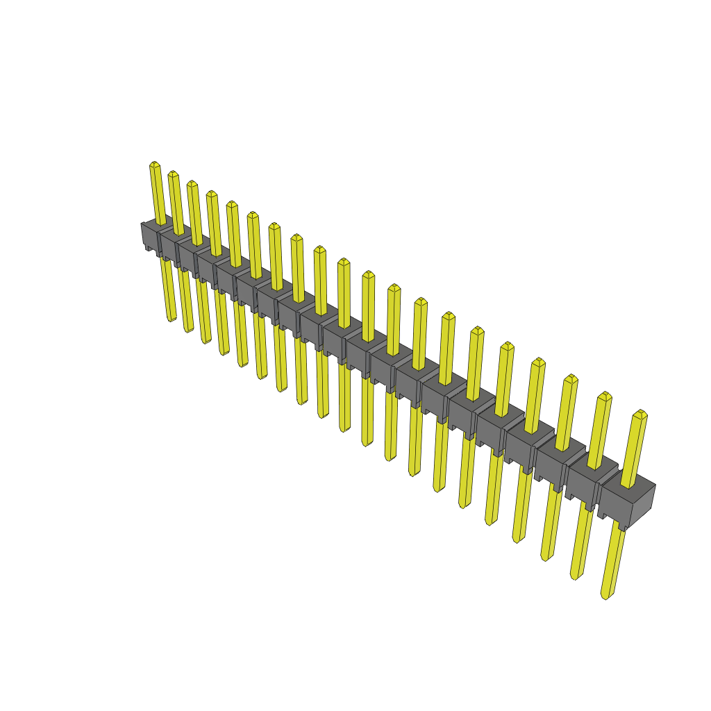 All Parts Connectors rugged connector TSW-120-22-F-S by Samtec