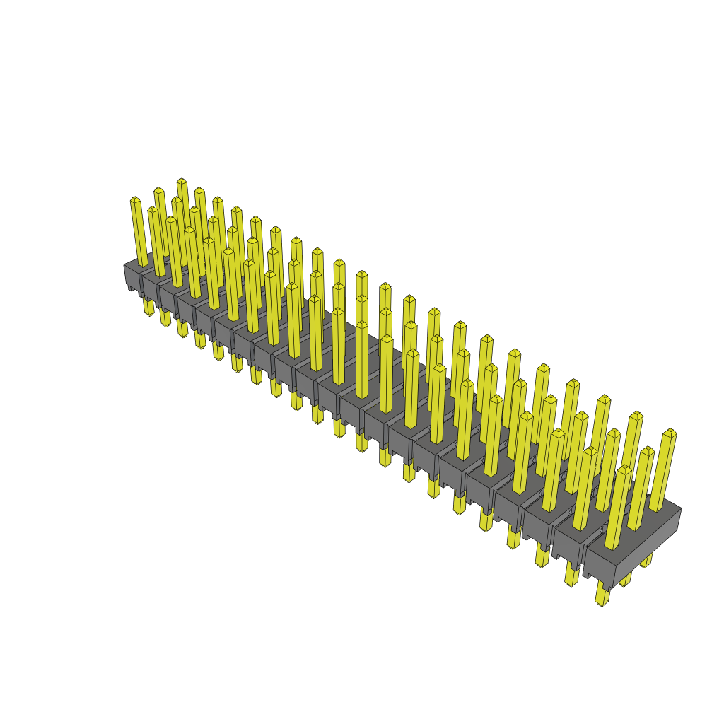 All Parts Connectors rugged connector TSW-121-24-F-T by Samtec