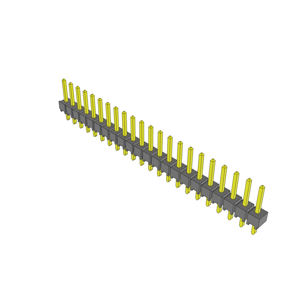 All Parts Connectors rugged connector TSW-122-07-L-S by Samtec