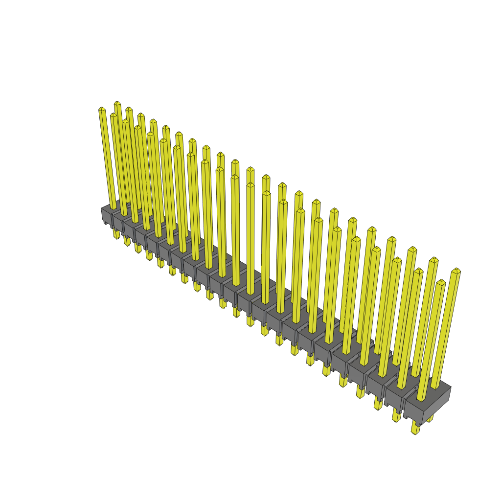 All Parts Connectors rugged connector TSW-122-17-F-D by Samtec