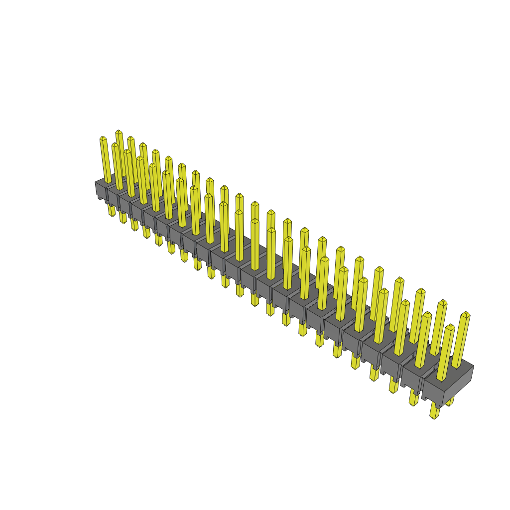 All Parts Connectors rugged connector TSW-122-24-L-D by Samtec