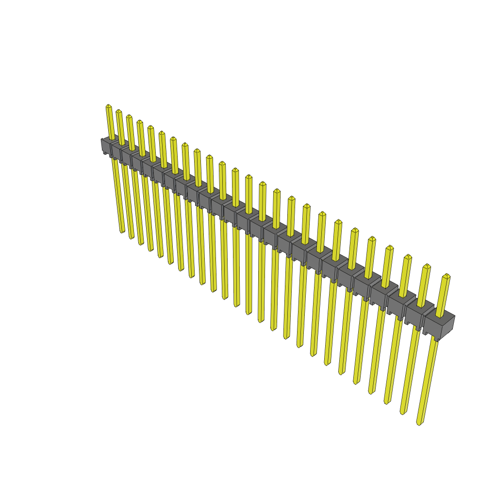All Parts Connectors rugged connector TSW-125-11-L-S by Samtec