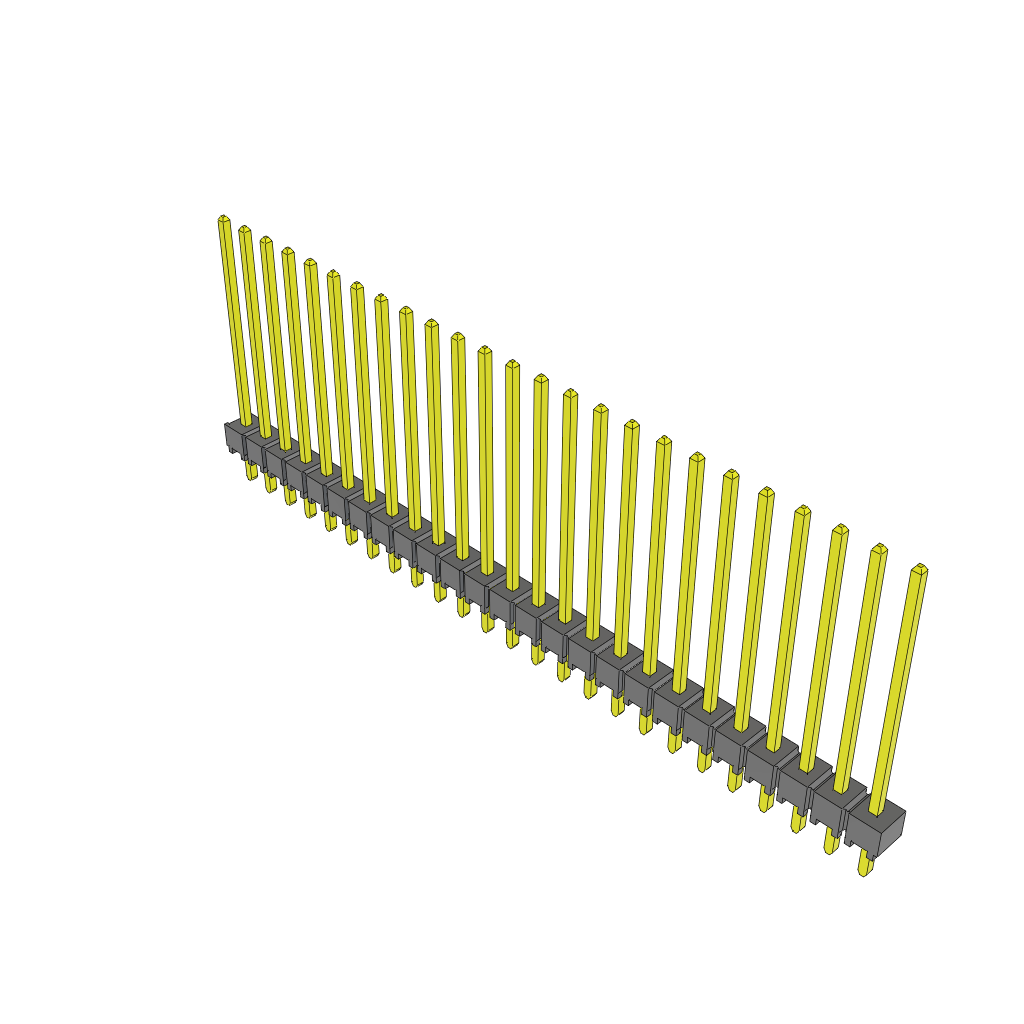 All Parts Connectors rugged connector TSW-125-18-L-S by Samtec