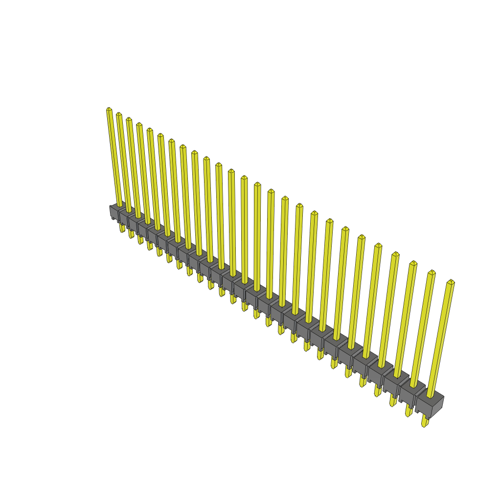 All Parts Connectors rugged connector TSW-126-18-T-S by Samtec