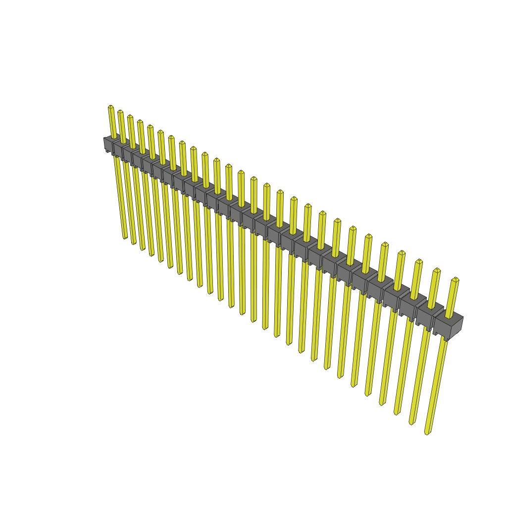All Parts Connectors rugged connector TSW-127-12-G-S by Samtec