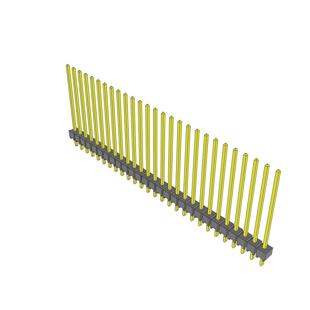 All Parts Connectors rugged connector TSW-127-19-G-S by Samtec