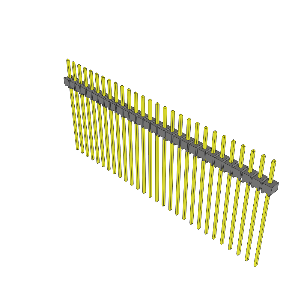 All Parts Connectors rugged connector TSW-128-13-G-S by Samtec