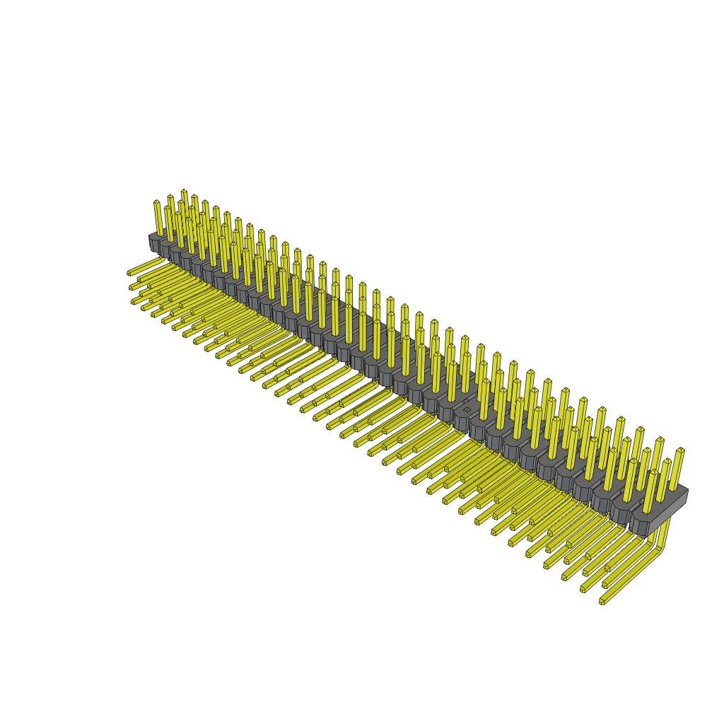 All Parts Connectors rugged connector TSW-135-22-G-T-RA-073 by Samtec
