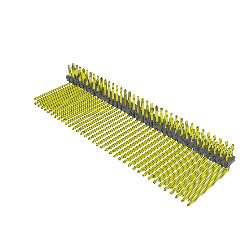 All Parts Connectors rugged connector TSW-136-13-L-D-RA by Samtec
