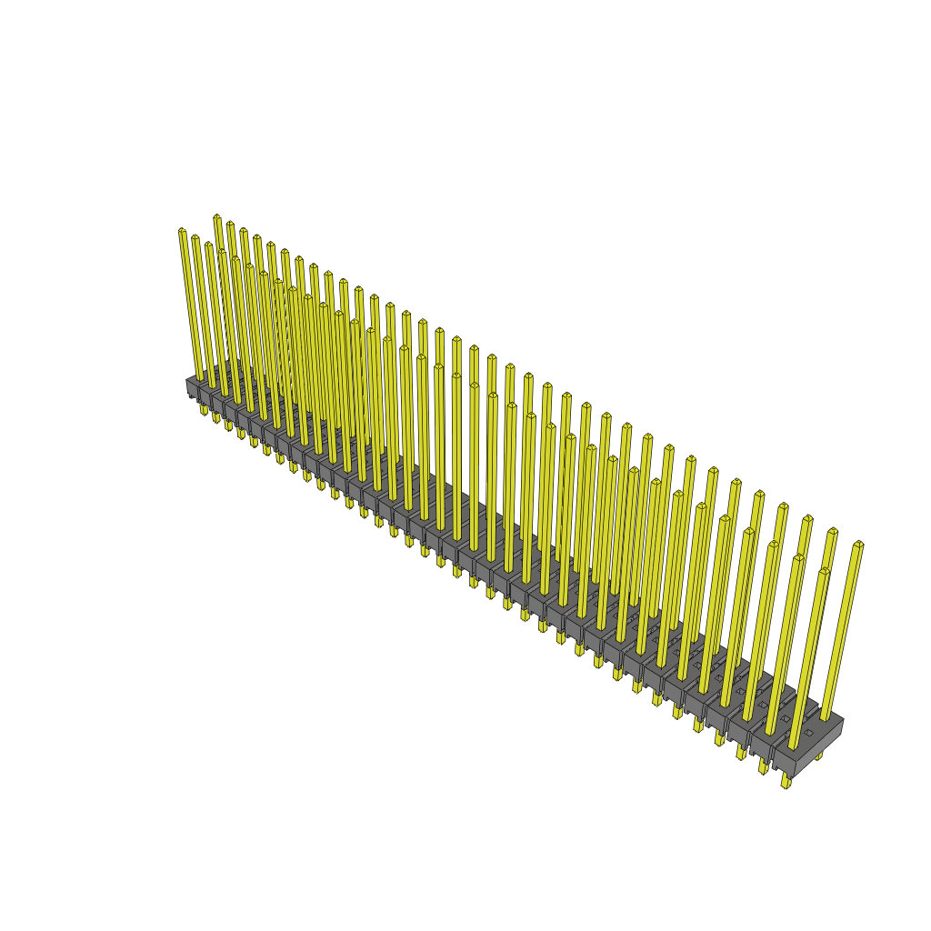 All Parts Connectors rugged connector TSW-136-19-G-Q by Samtec