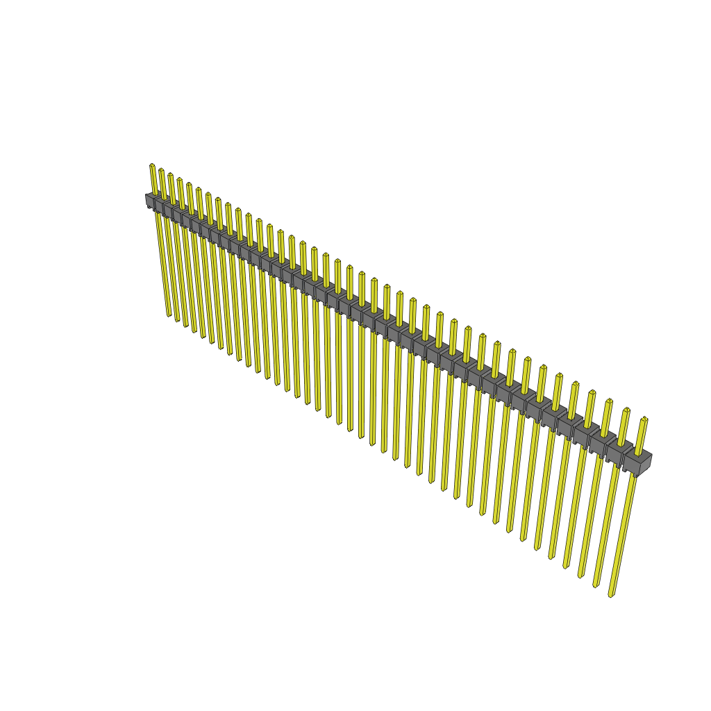 All Parts Connectors rugged connector TSW-140-13-L-S by Samtec