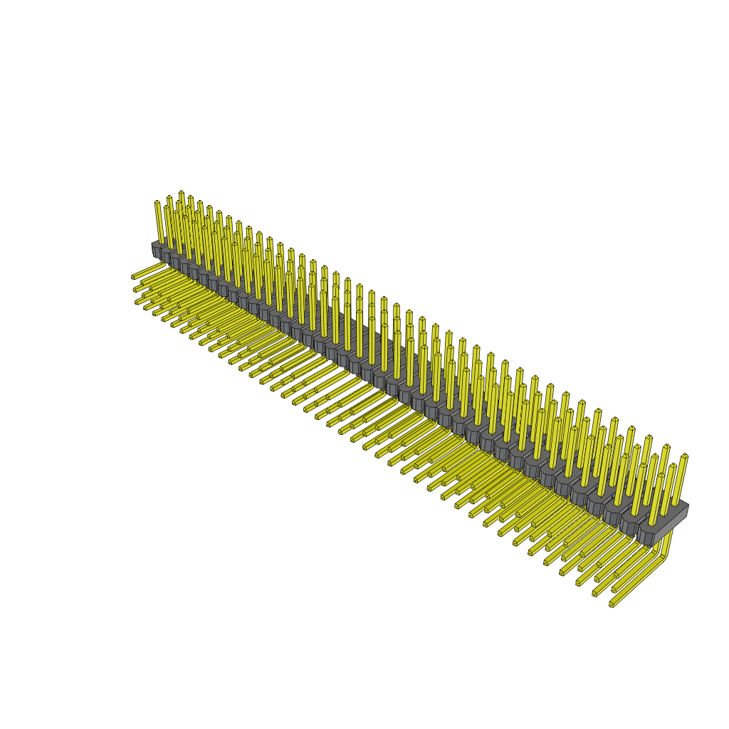 All Parts Connectors rugged connector TSW-140-16-G-T-RA by Samtec