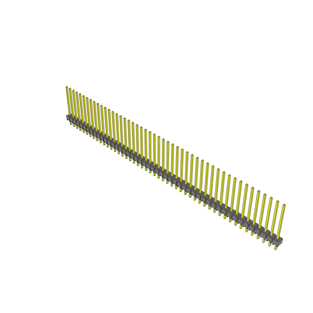 All Parts Connectors rugged connector TSW-148-17-T-S by Samtec
