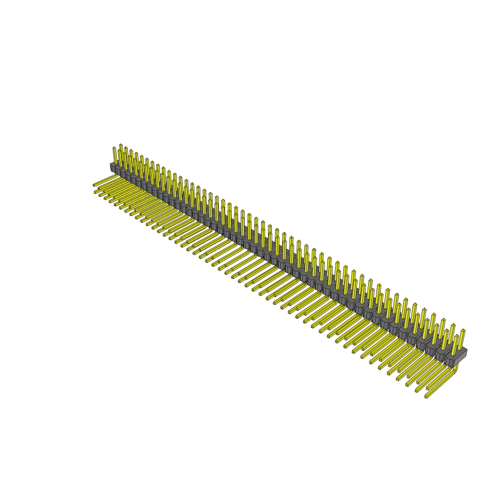 All Parts Connectors rugged connector TSW-149-09-F-D-RA by Samtec