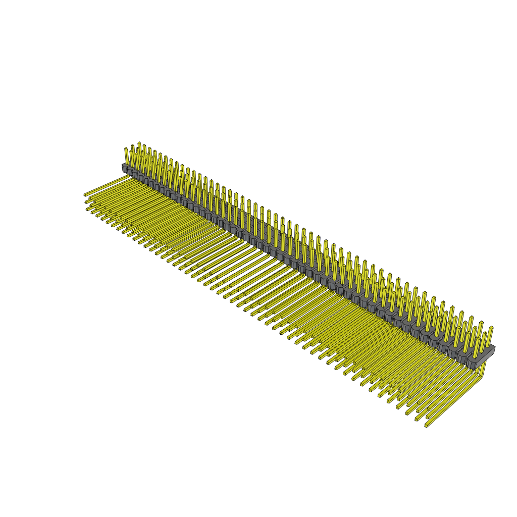 All Parts Connectors rugged connector TSW-150-12-L-T-RA by Samtec