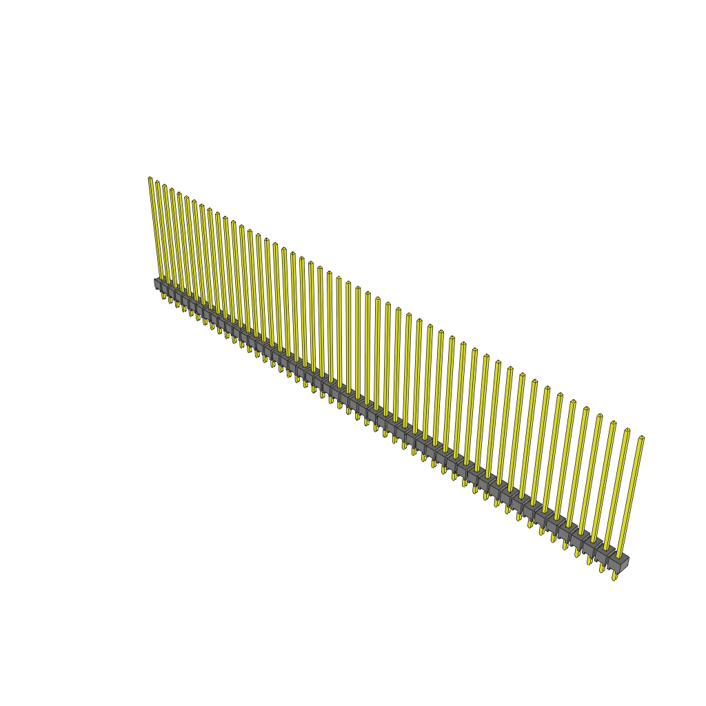 All Parts Connectors rugged connector TSW-150-20-S-S by Samtec