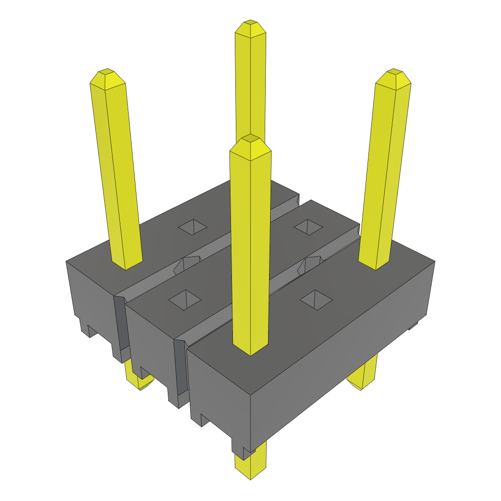 All Parts Connectors rugged connector TSW-202-07-G-Q by Samtec