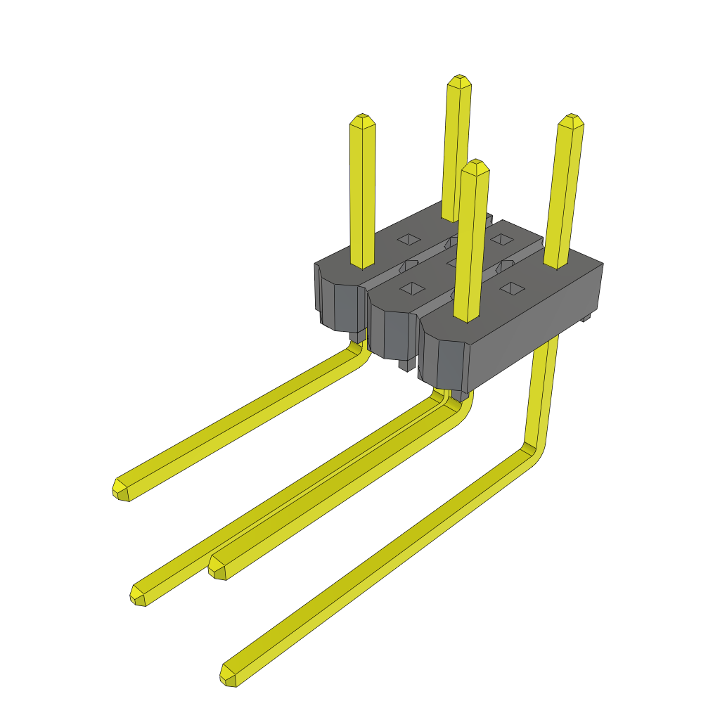 All Parts Connectors rugged connector TSW-202-10-T-Q-RA by Samtec