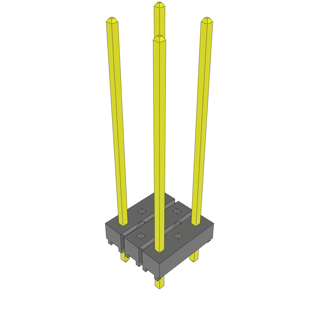 All Parts Connectors rugged connector TSW-202-19-G-Q by Samtec