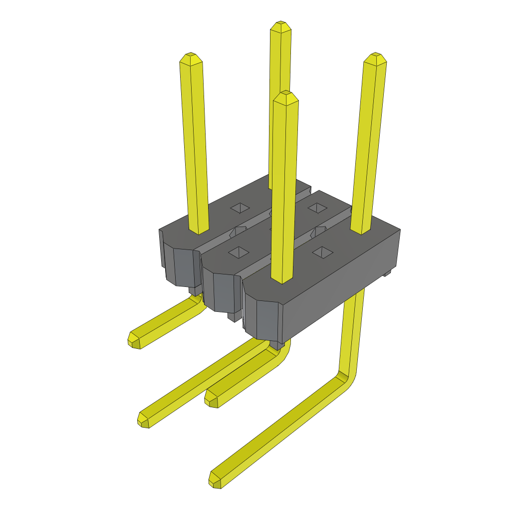 All Parts Connectors rugged connector TSW-202-25-G-Q-RA by Samtec