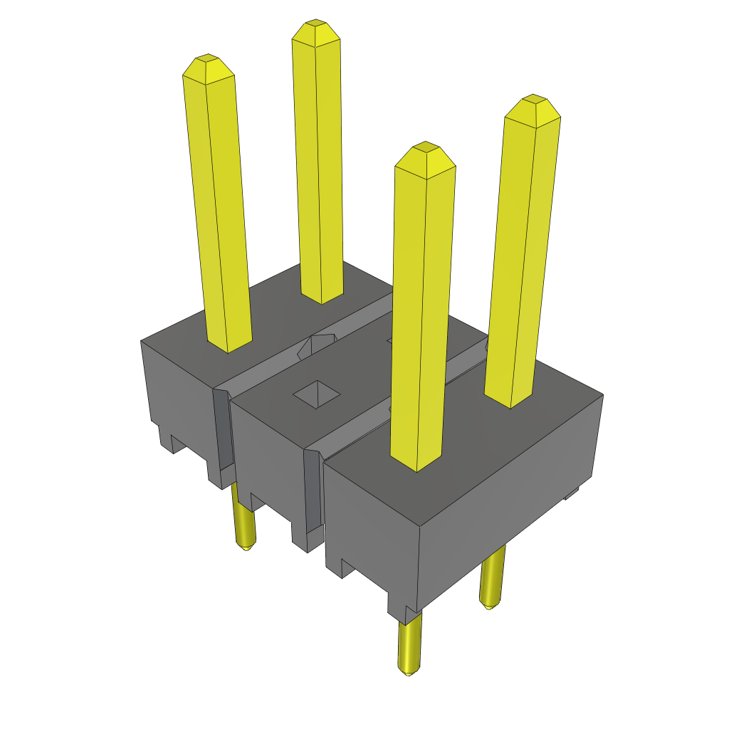 All Parts Connectors rugged connector TSW-202-26-L-D by Samtec