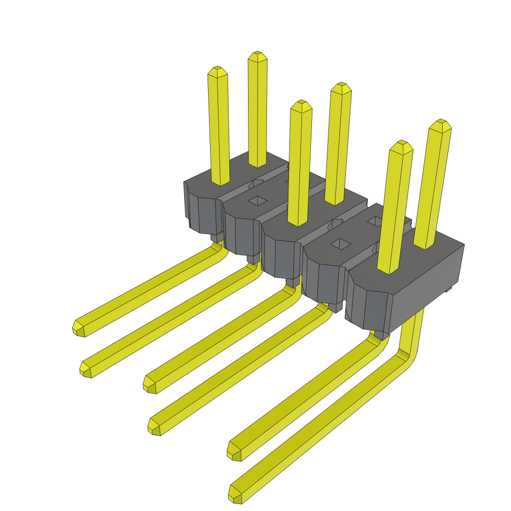 All Parts Connectors rugged connector TSW-203-09-T-D-RA by Samtec