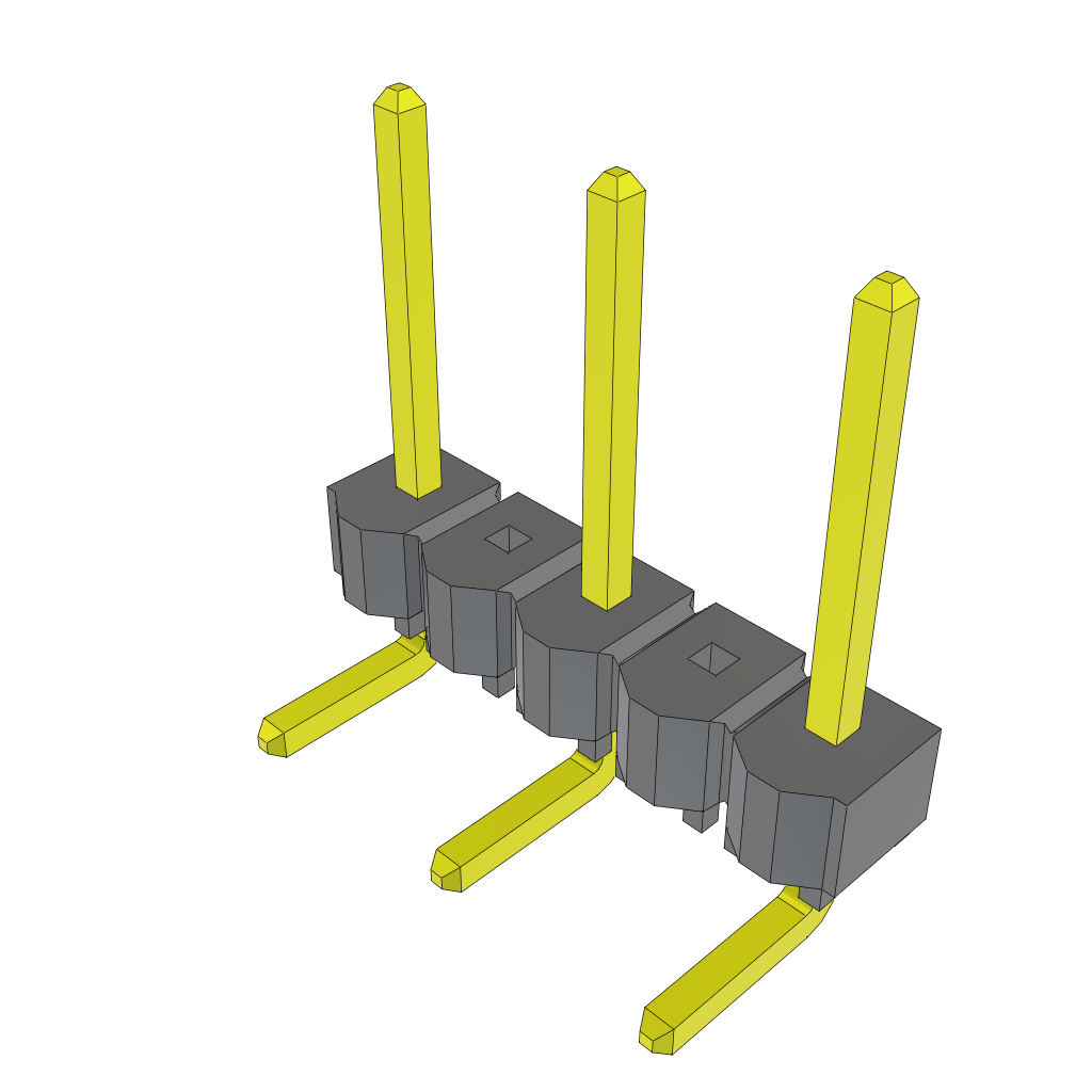 All Parts Connectors rugged connector TSW-203-25-F-S-RA by Samtec