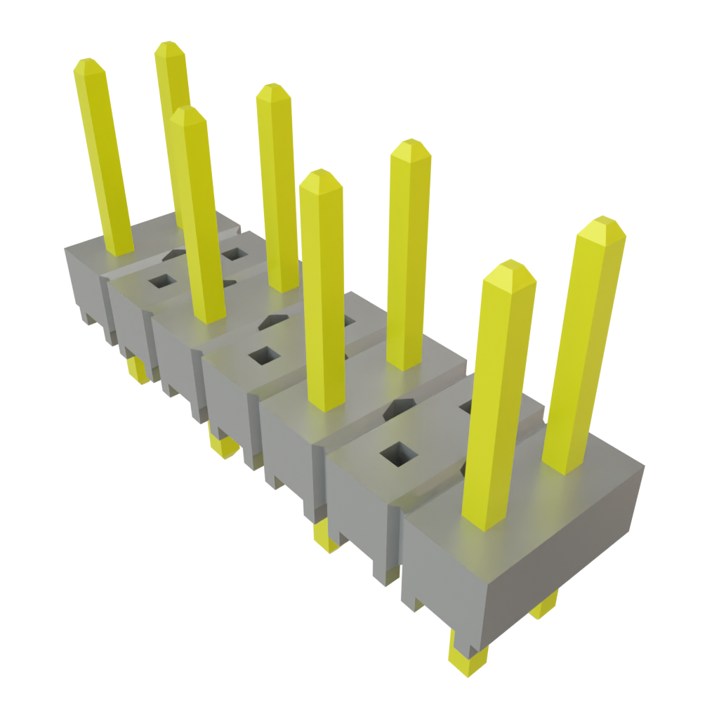 All Parts Connectors rugged connector TSW-204-07-S-D by Samtec