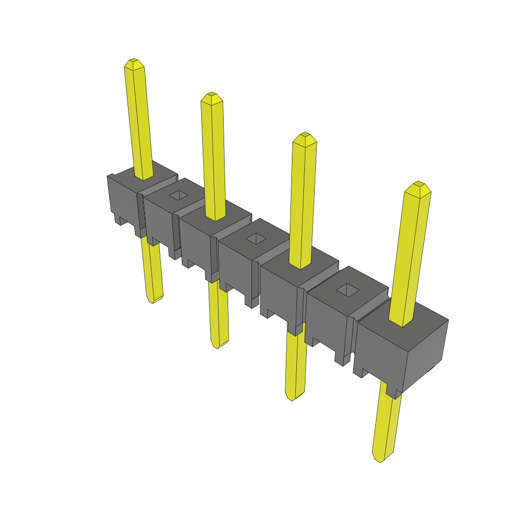 All Parts Connectors rugged connector TSW-204-08-F-S by Samtec