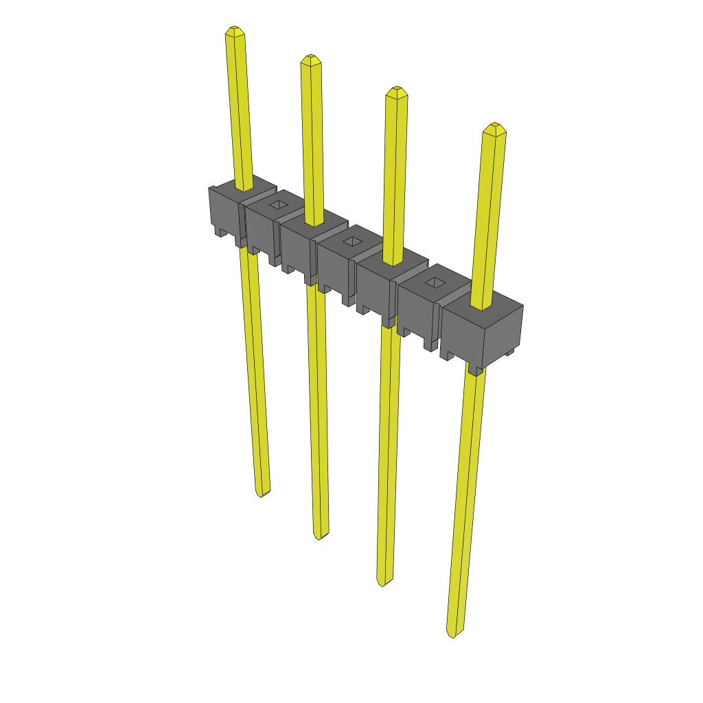 All Parts Connectors rugged connector TSW-204-30-S-S by Samtec