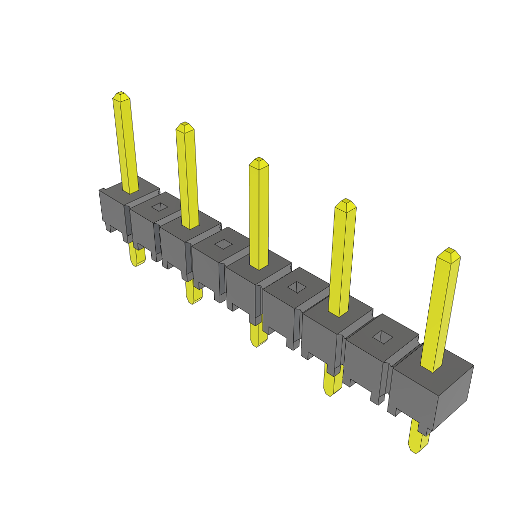 All Parts Connectors rugged connector TSW-205-07-T-S by Samtec