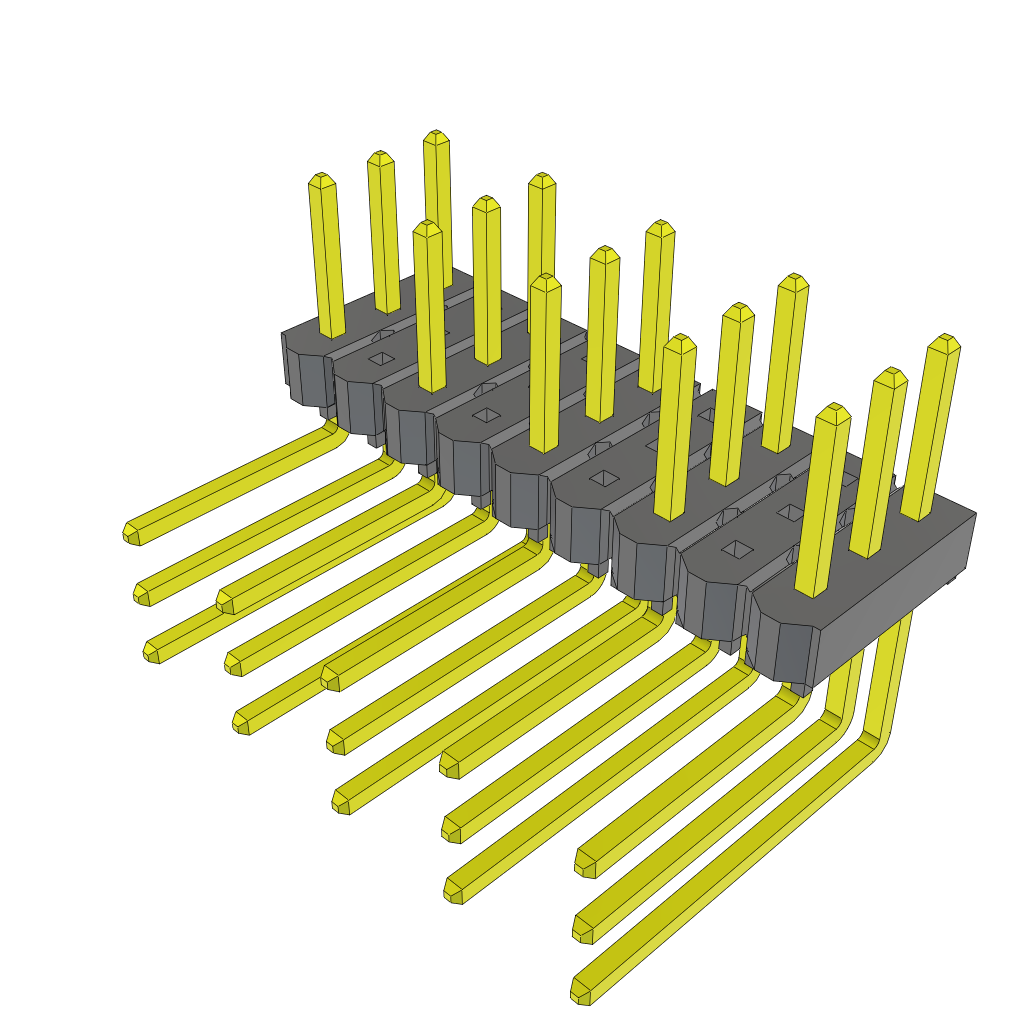 All Parts Connectors rugged connector TSW-205-09-G-T-RA by Samtec
