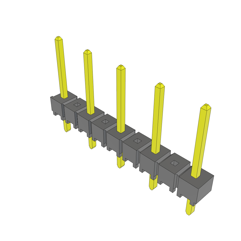 All Parts Connectors rugged connector TSW-205-14-F-S by Samtec