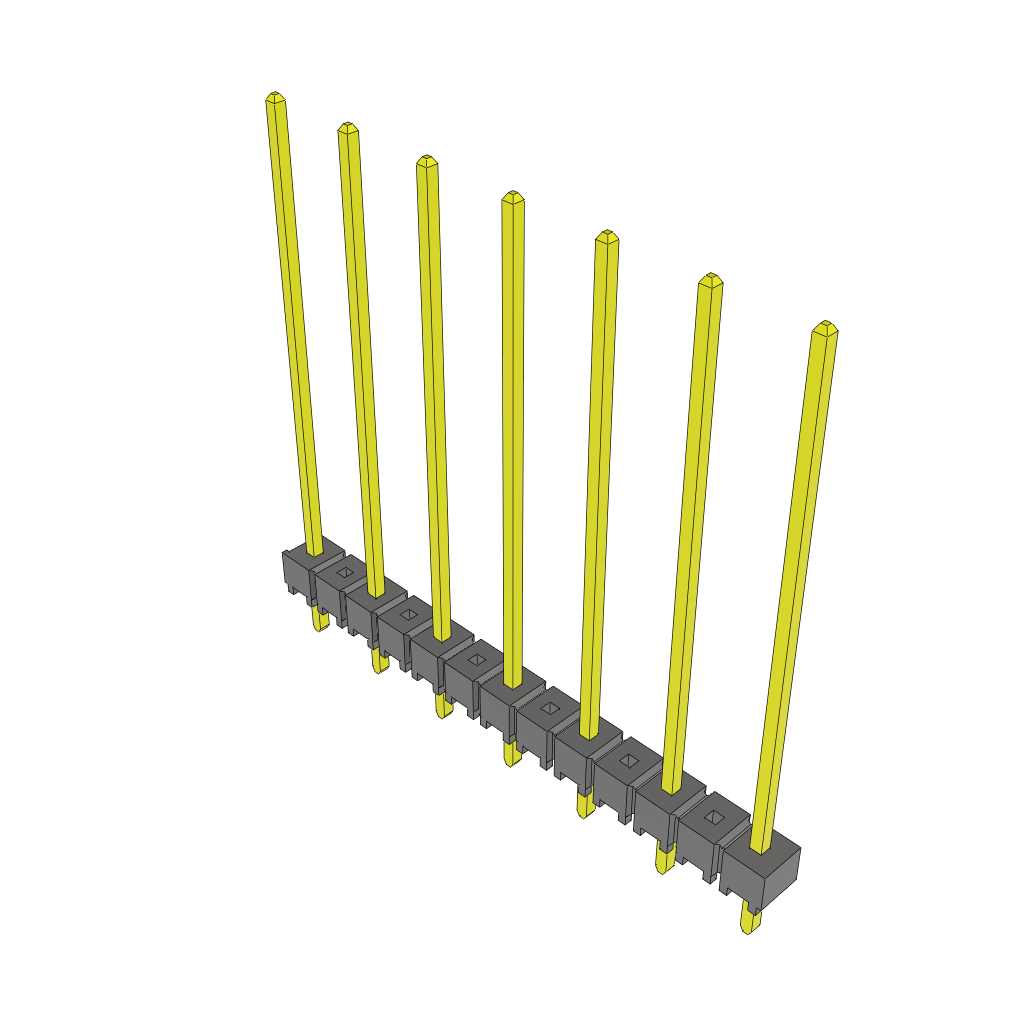 All Parts Connectors rugged connector TSW-207-20-G-S by Samtec
