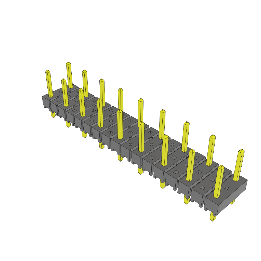 All Parts Connectors rugged connector TSW-209-07-T-Q by Samtec