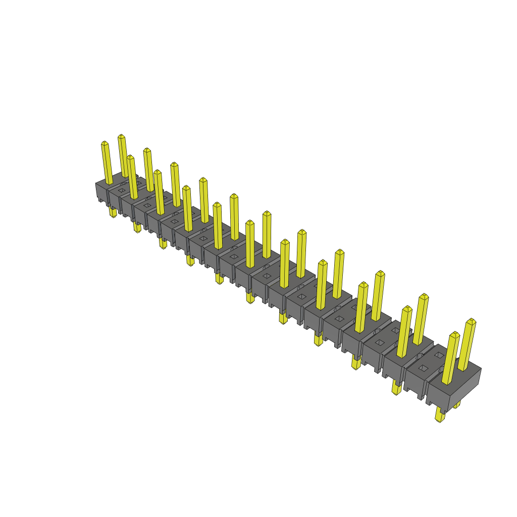All Parts Connectors rugged connector TSW-211-07-F-D by Samtec