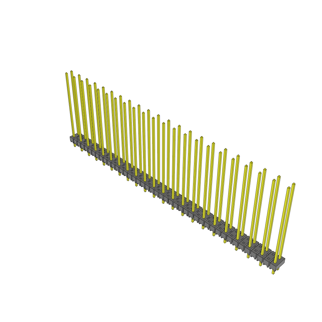 All Parts Connectors rugged connector TSW-222-21-T-D by Samtec