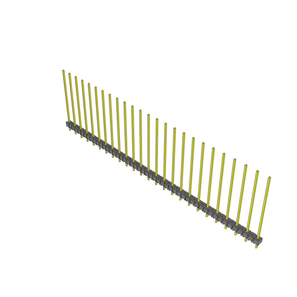 All Parts Connectors rugged connector TSW-225-21-G-S by Samtec