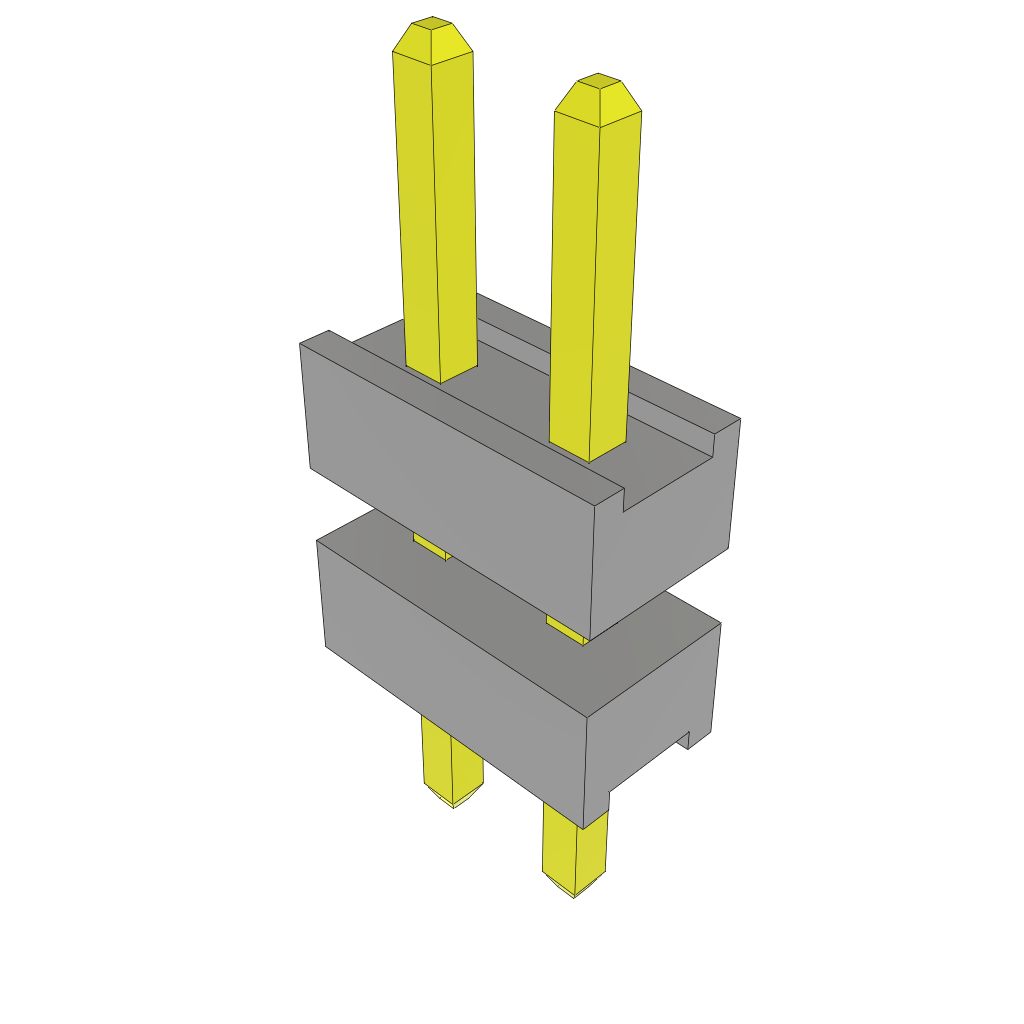 All Parts Connectors Backplane Connectors Hard Metric Connectors TW-02-02-L-S-155-095 by Samtec