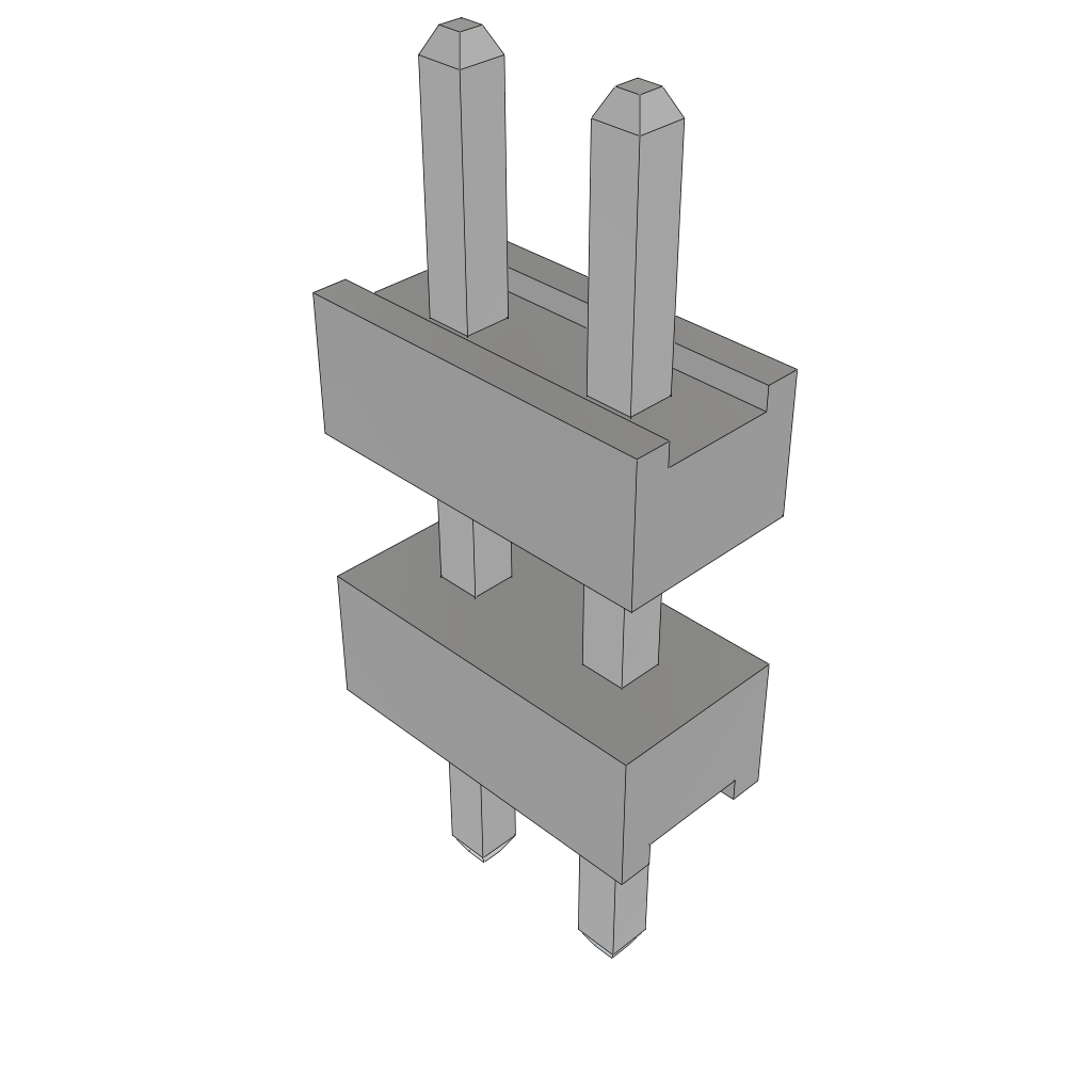 All Parts Connectors Backplane Connectors Hard Metric Connectors TW-02-02-T-S-185-095 by Samtec