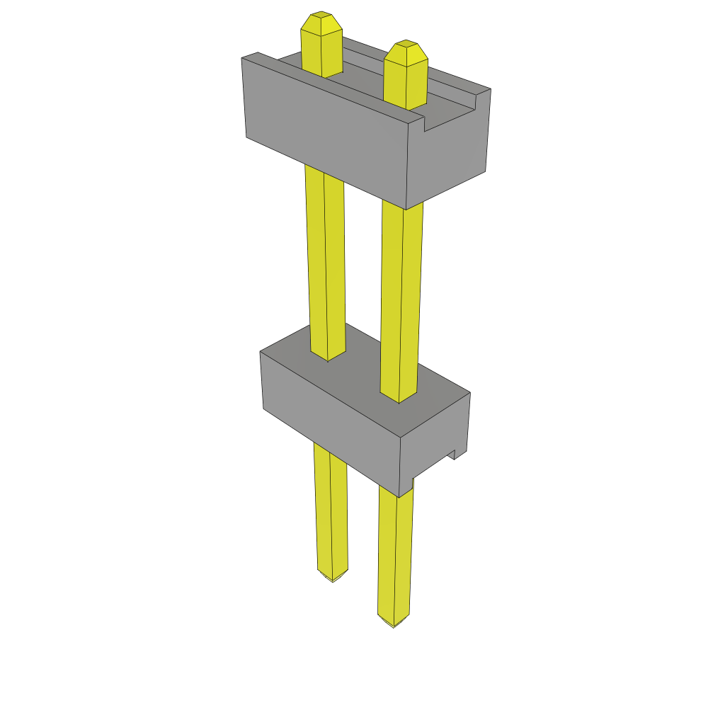 All Parts Connectors Backplane Connectors Hard Metric Connectors TW-02-03-L-S-222-200 by Samtec