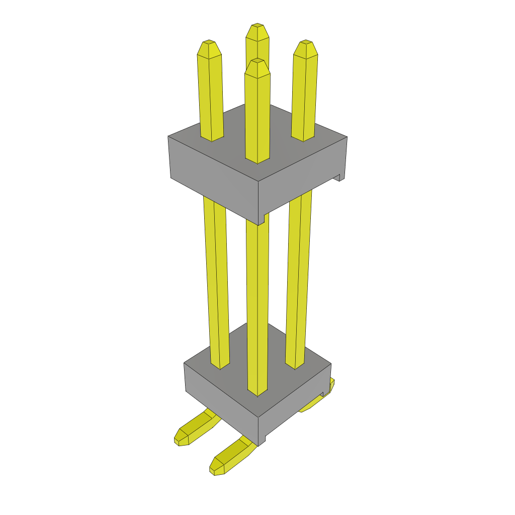 All Parts Connectors Backplane Connectors Hard Metric Connectors TW-02-06-F-D-485-SM by Samtec