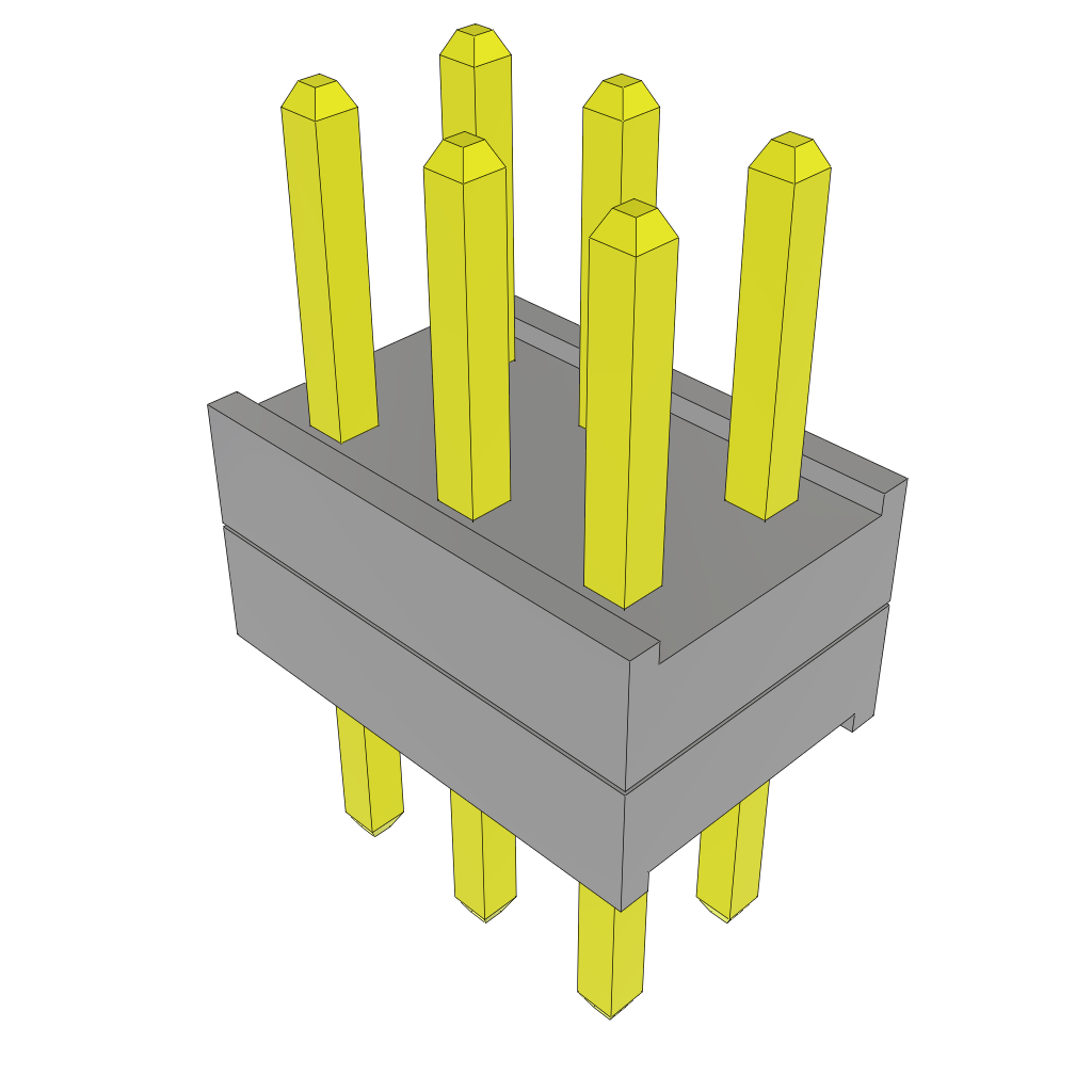 All Parts Connectors Backplane Connectors Hard Metric Connectors TW-03-02-G-D-120-120 by Samtec