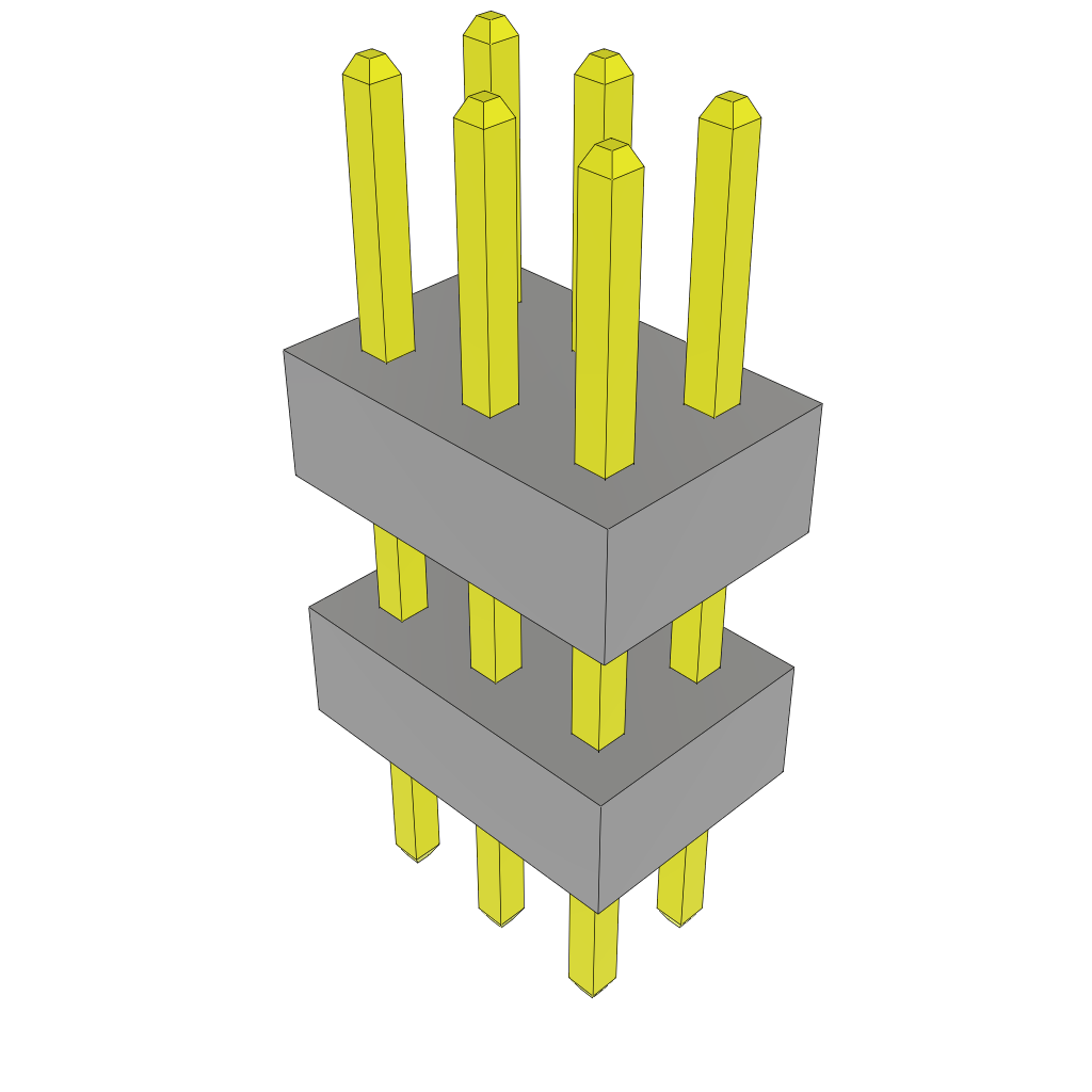 All Parts Connectors Smart Card Connectors TW-03-03-L-D-250-125 by Samtec