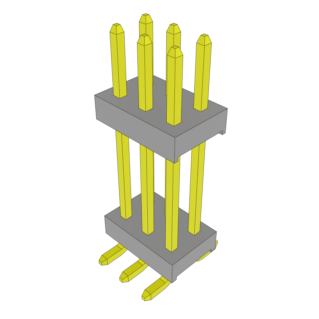 All Parts Connectors Backplane Connectors Hard Metric Connectors TW-03-06-F-D-450-SM by Samtec