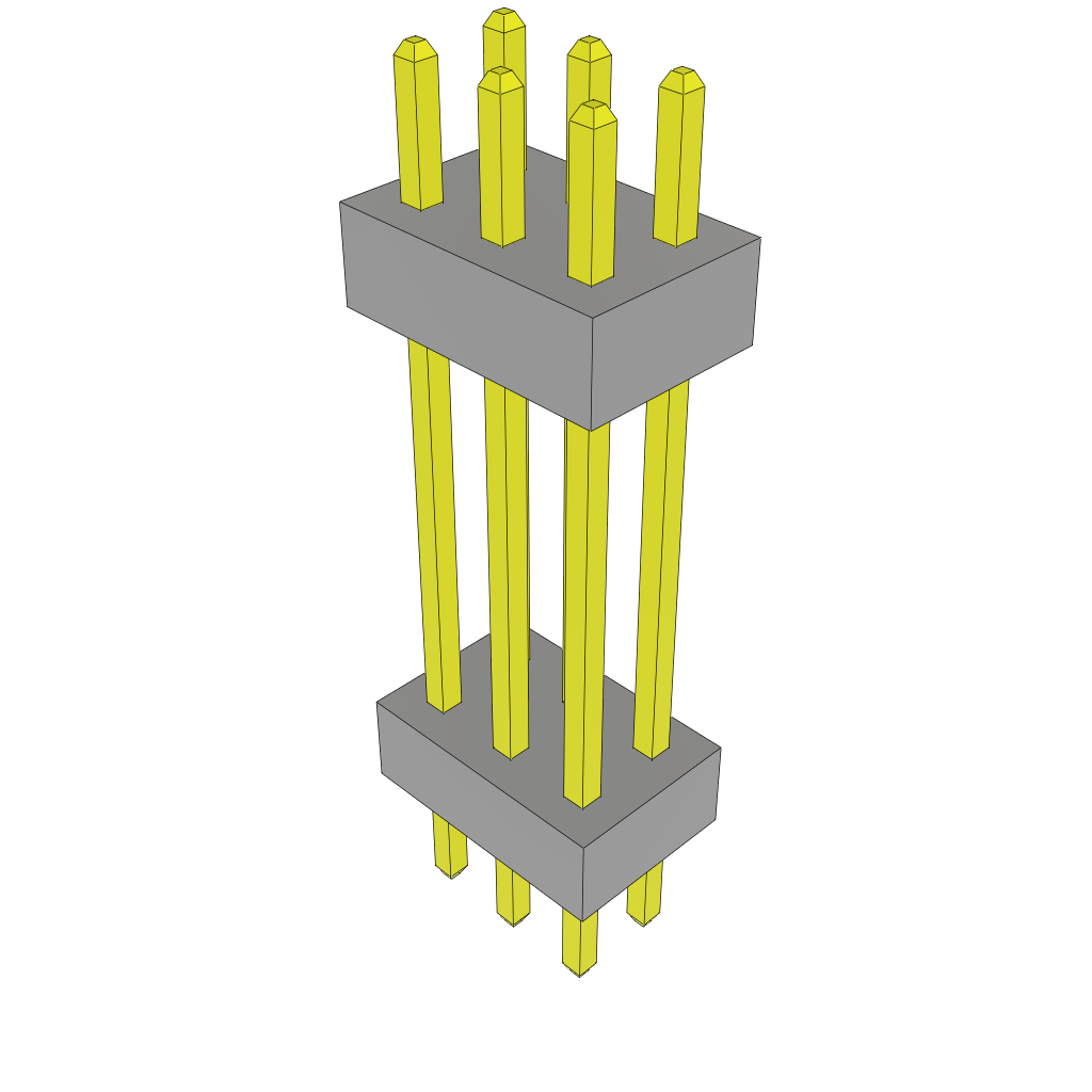 All Parts Connectors Backplane Connectors Hard Metric Connectors TW-03-07-G-D-520-120 by Samtec