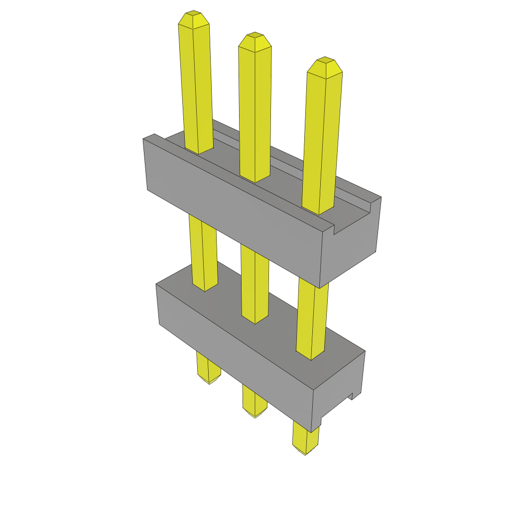 All Parts Connectors Backplane Connectors Hard Metric Connectors TW-03-09-L-S-240-108 by Samtec