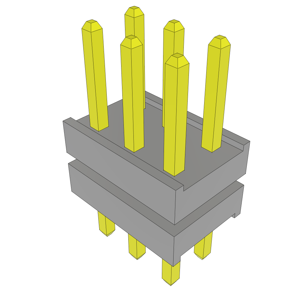 All Parts Connectors Backplane Connectors Hard Metric Connectors TW-03-11-L-D-140-100 by Samtec