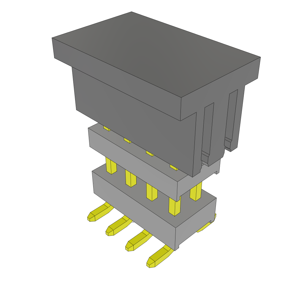 All Parts Connectors Backplane Connectors Hard Metric Connectors TW-04-03-L-D-270-SM-A-P by Samtec